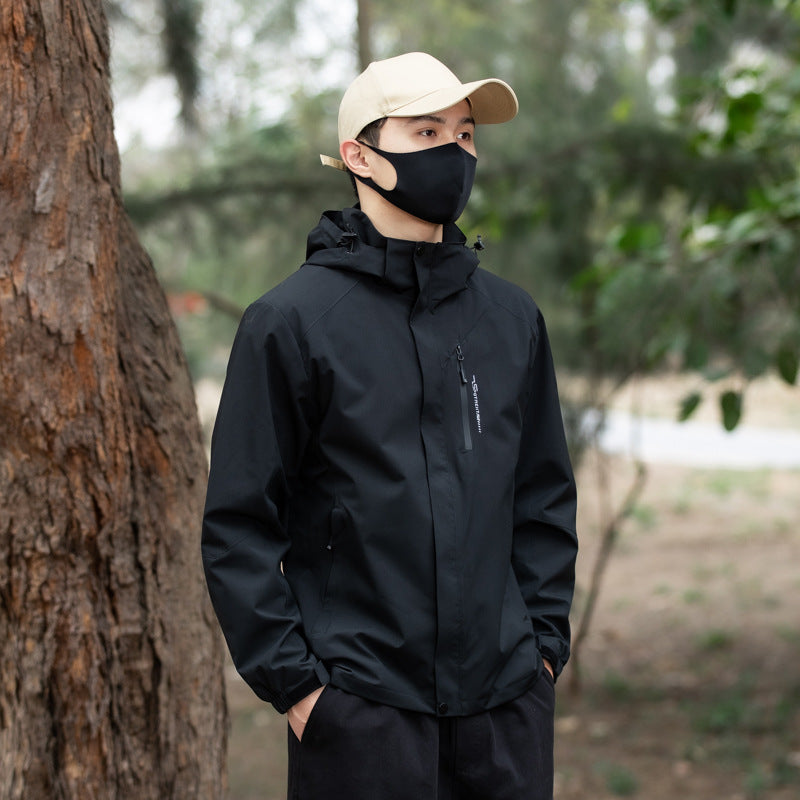 Hommes à l'abri du vent Et veste de sport extérieure imperméable
