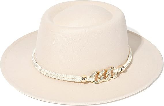 Chapeau haut vintage pour hommes et femmes en laine douce avec un dôme rond