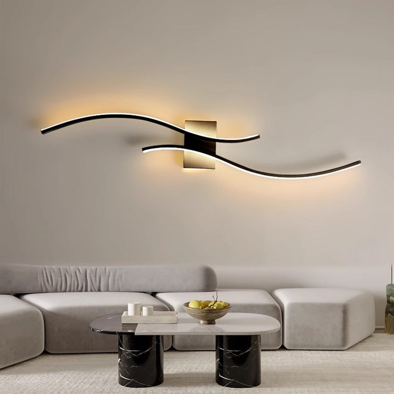 Long Minimalist Wall Sconce Chambre ou Hallway