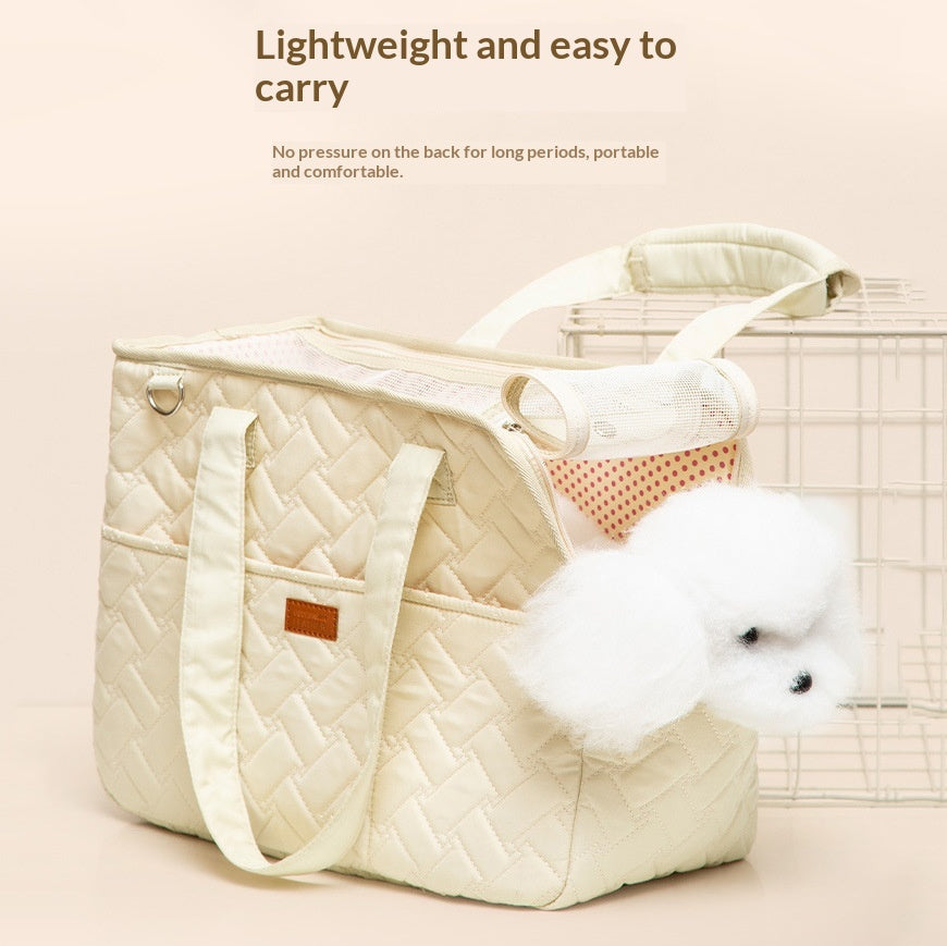 Handy Toile légère Cat Pet Crossbody Sac