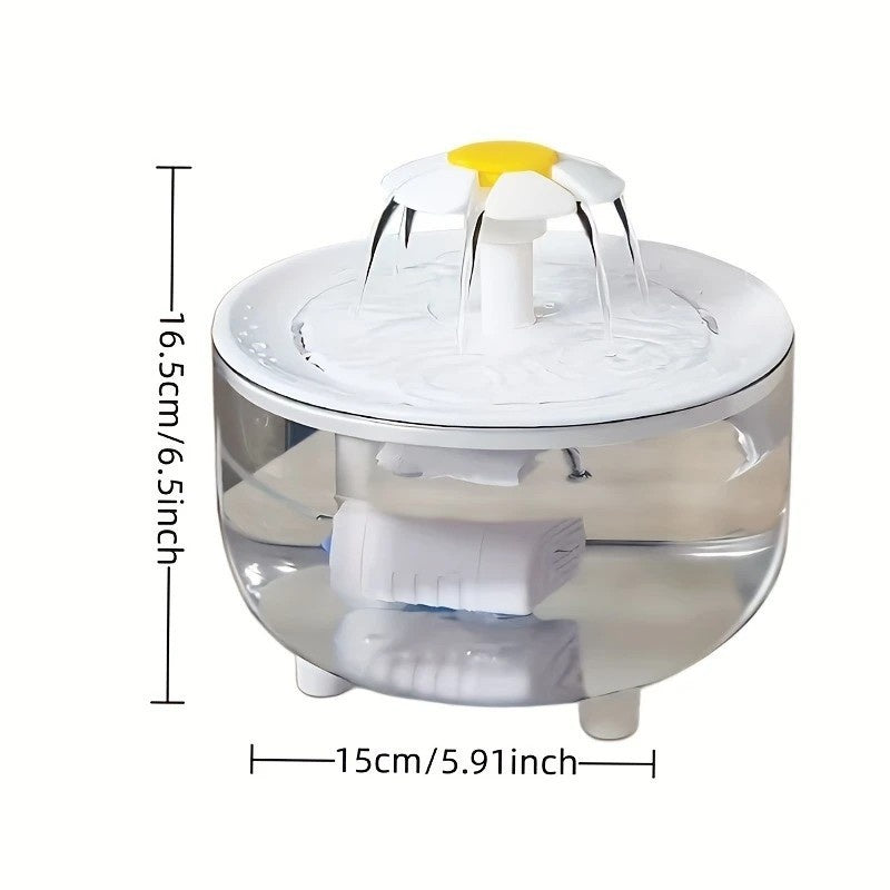 Fontaine d'eau pour animaux de compagnie filtrant automatique pour chats et chiens
