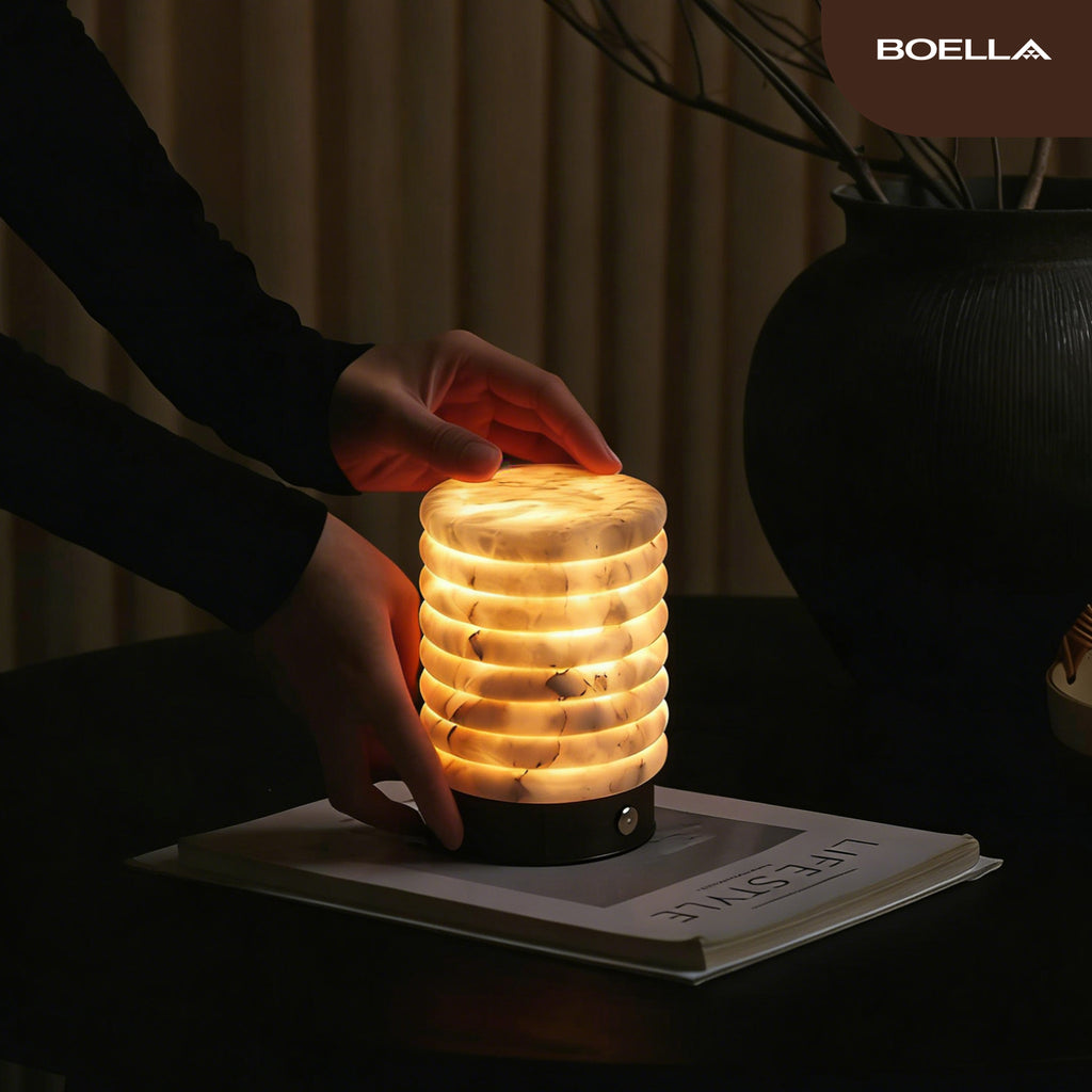 Lampe à crème naturelle Alabaster