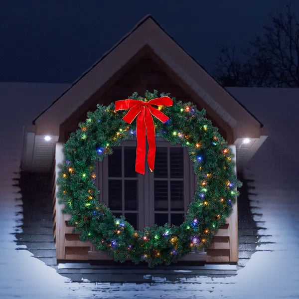 60in Pré-éclairée couronne de Noël