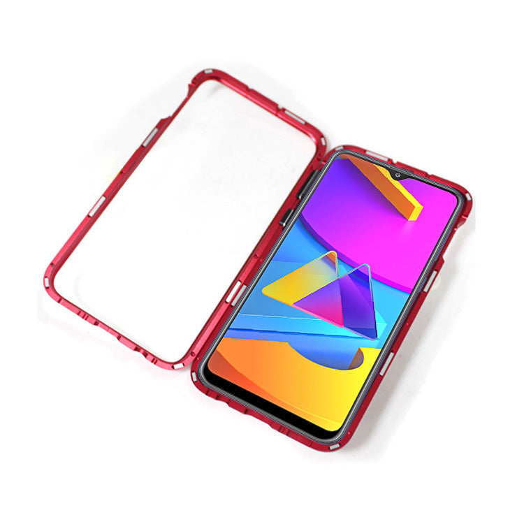 Couverture de protection pour téléphone mobile magnétique en verre monoface