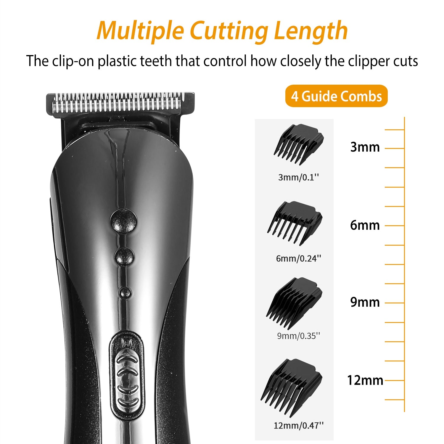 Hommes Électrique Clipper Trimmer Pour Père Jour Cadeau Rechargeable Barbe Rasoir Rasoir Nez
