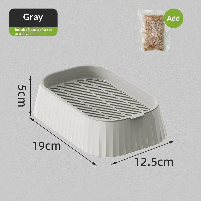 Hydroponic Cat Grass Box Natural Hairball Relief Catnip