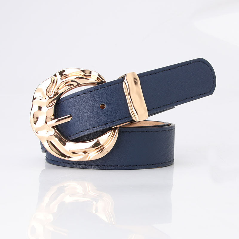 Ceinture de mode caractéristique européenne et américaine Mode simple Jeans Ceinture de pantalon