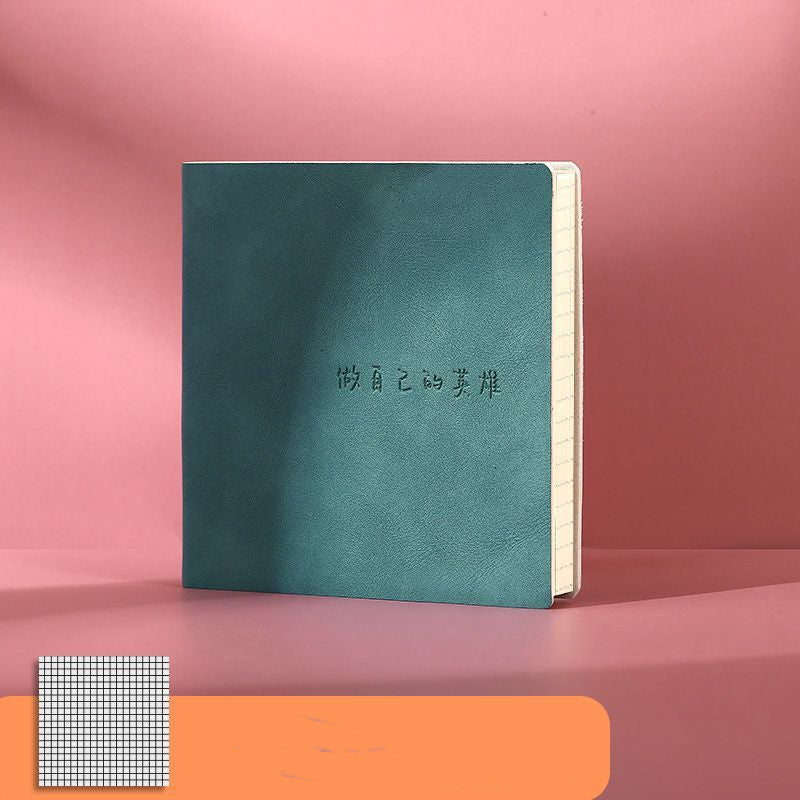 Carnet de notes carrées Livre de journal de surface en cuir en mesh