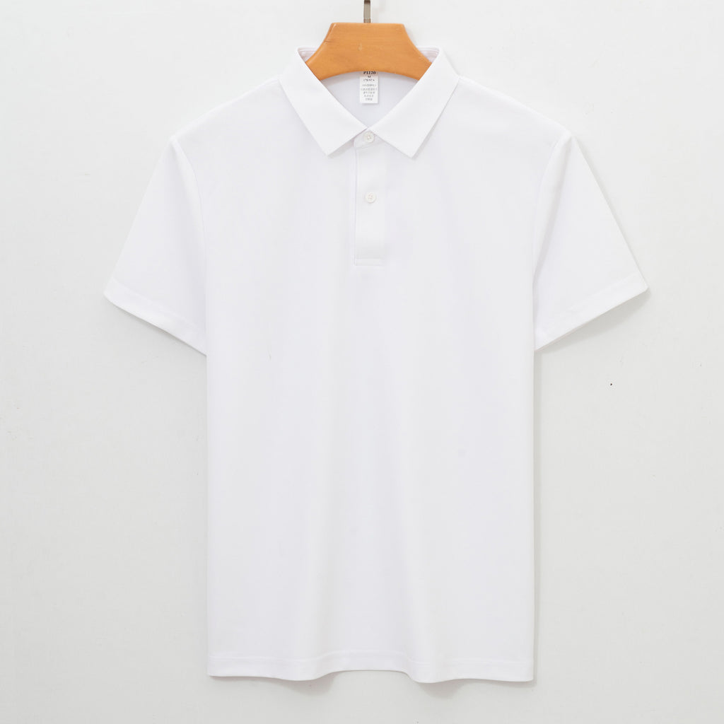 Moisture-Wicking Summer Lapel Polo Shirt