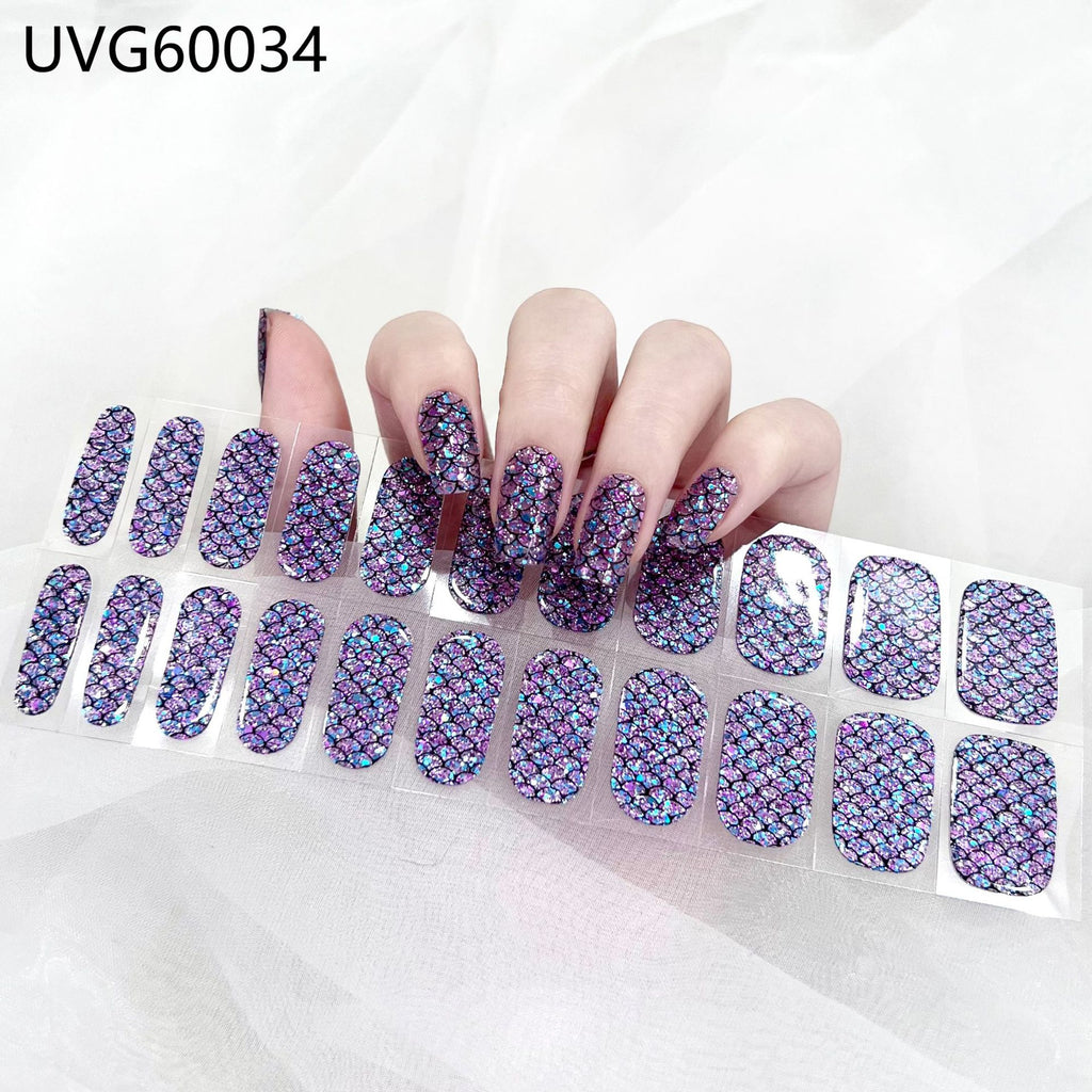 Sticker à ongles de gel UV Semi-cuisiné à ongles UV