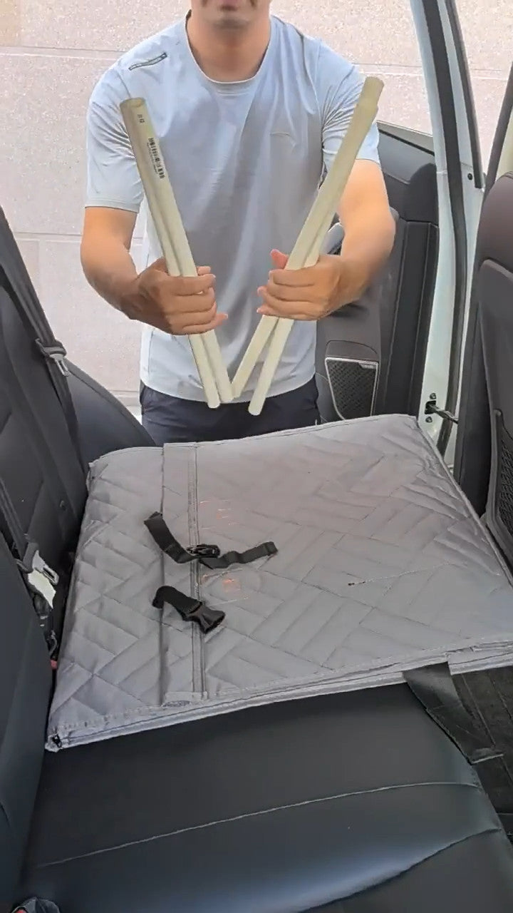 Siège de voiture de chat de chien de fond dur pour booster de gros et moyen animaux de compagnie