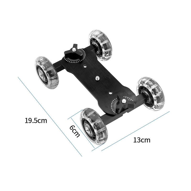 Action Camera Mini Track Car Three-Piece Set