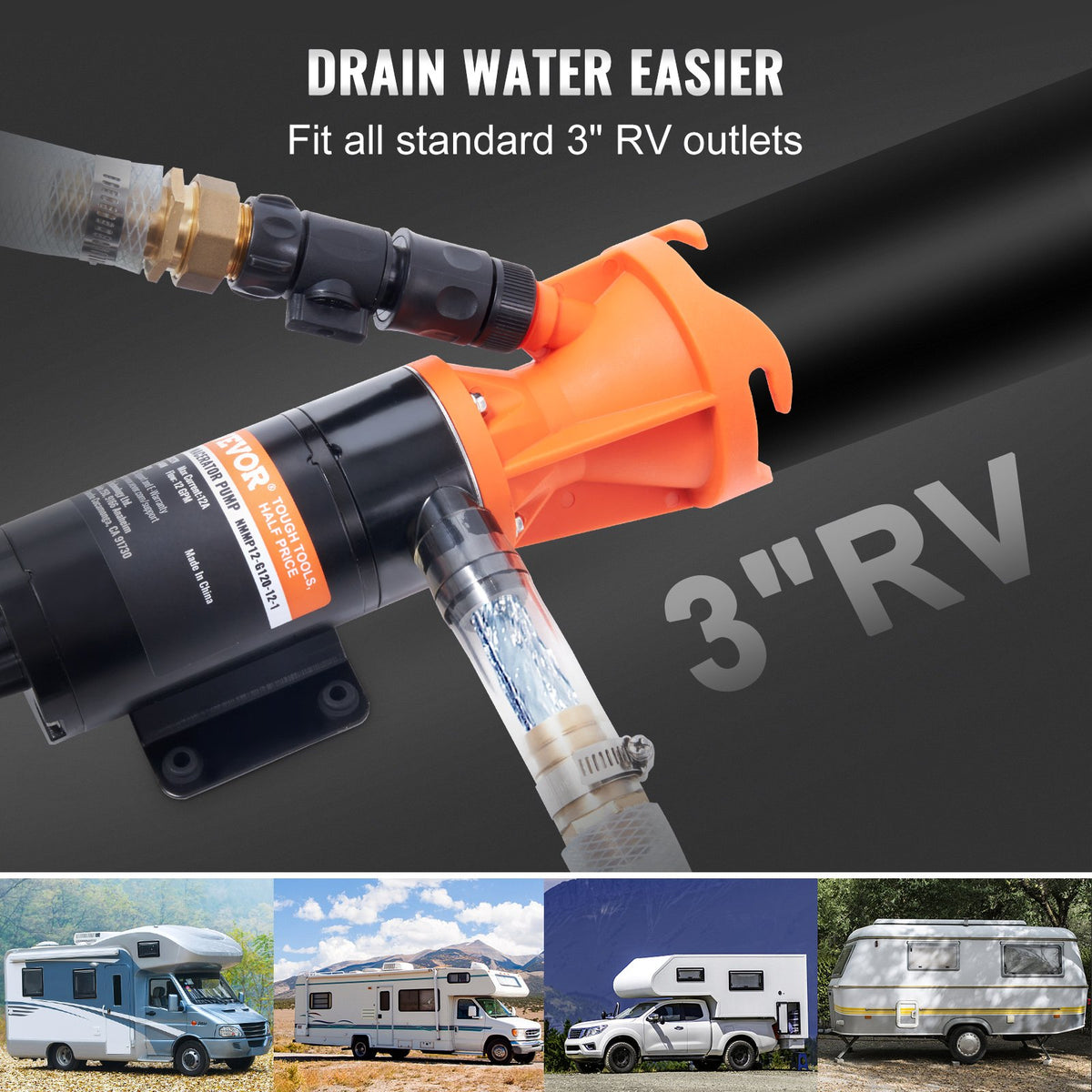 Pompe de Macérateur portable RV