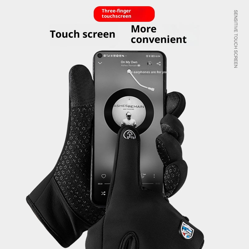 Gants de vélo imperméables à l'eau pour hommes et femmes