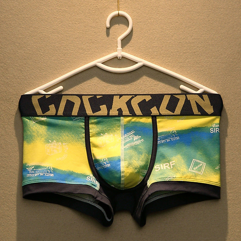 Sous-vêtements pour hommes Boxers coton tendance