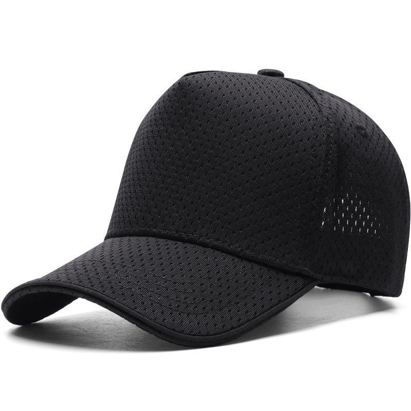 Casquette de baseball haute couronne respirante en mesh