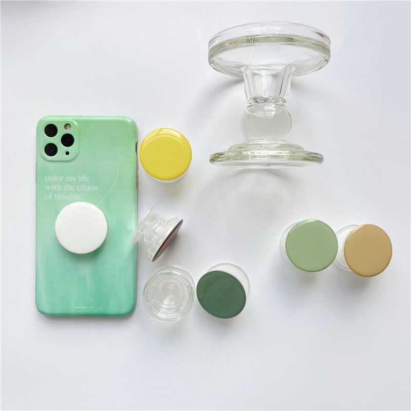 Solid Couleur transparent Epoxy Airbag Bracket Creative Lazy