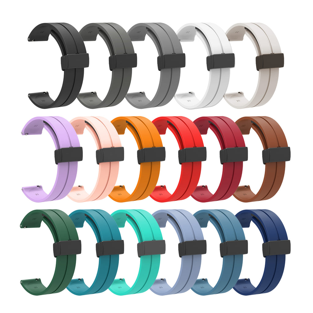 Bracelet magnétique pliant en silicone