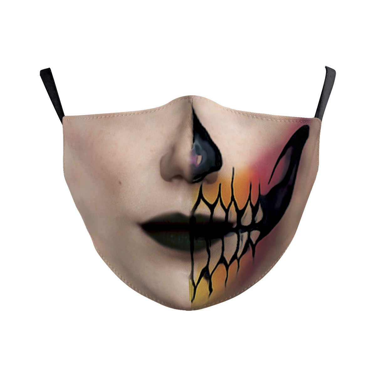 Impression numérique Masque visage Wansheng Crâne Masque de poussière double couche