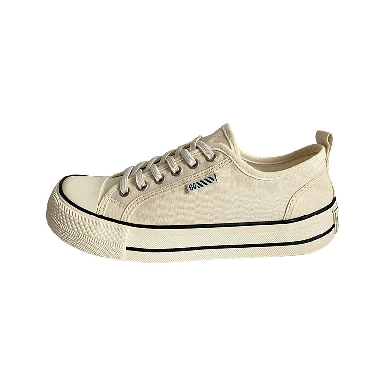 Femmes Mango Toile Chaussures Dentelle plate-forme Talon plat