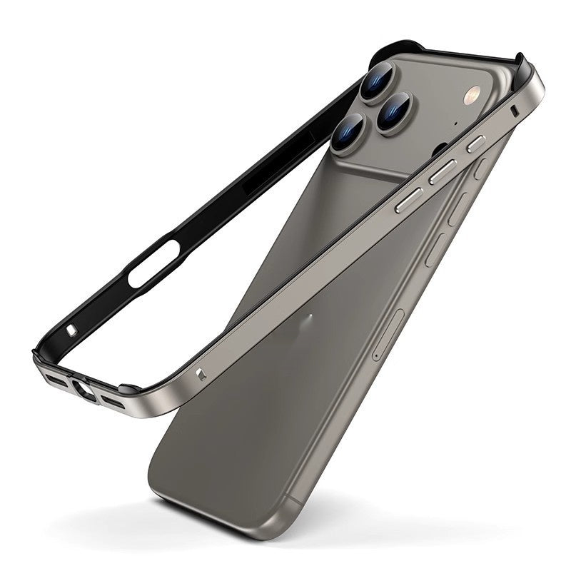 Boîtier de téléphone en aluminium métal alliage Silicone résistant à la chute