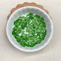 Tiny Translucent Acrylic Leaf Charms