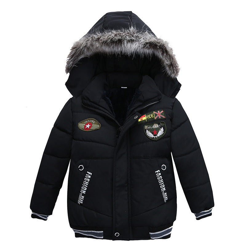 Vestes en coton pour petits et moyens garçons