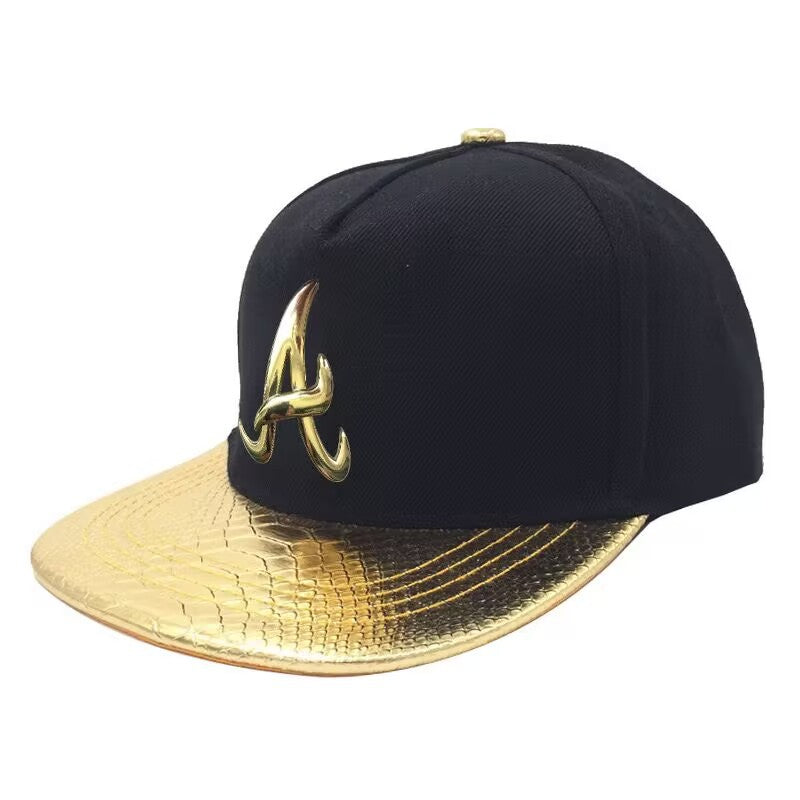 Casquette de baseball en cuir PU pour hommes