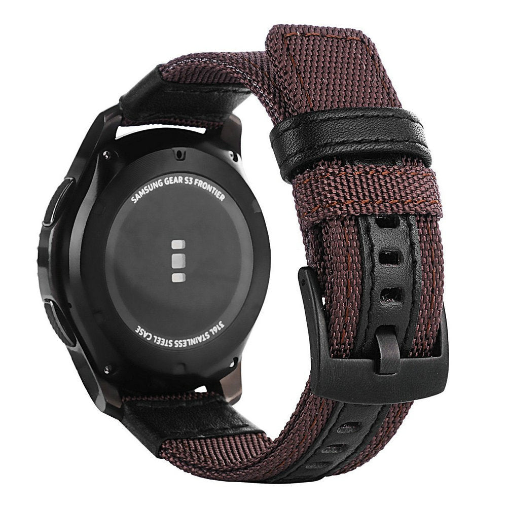 Bracelet de montre réglable en nylon tissé