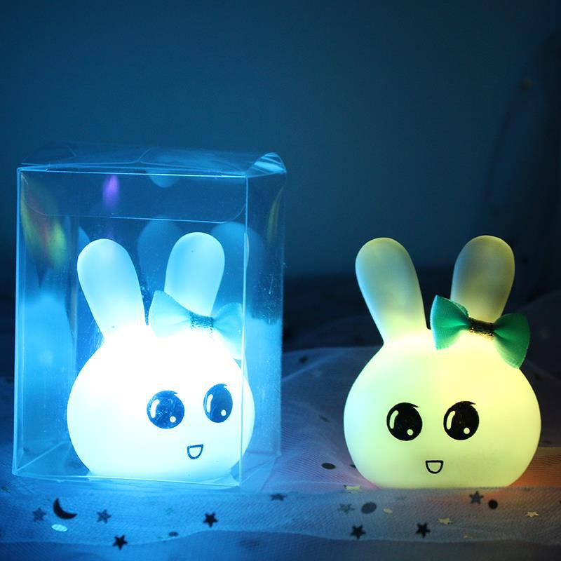 École primaire maternelle Tanabata cadeau mignon lapin lumière de nuit