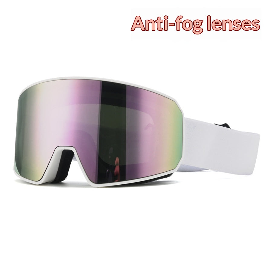 Gants de ski Double couche Gants anti-fog alpinisme