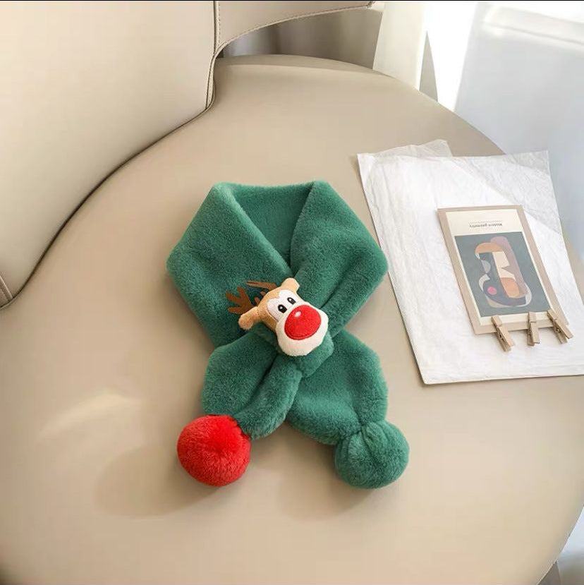 Écharpe des enfants chaud peluche épaisse coupe-vent