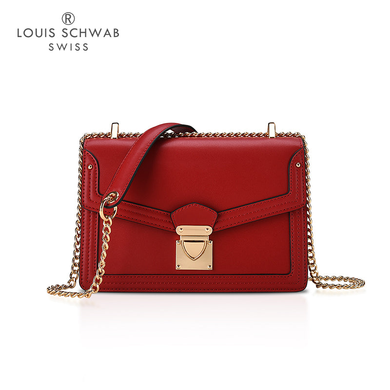 Sac à main Retro Chic pour femmes Louis Schwab Sac à bandoulière simple Sac à croix Stylish & Elegan