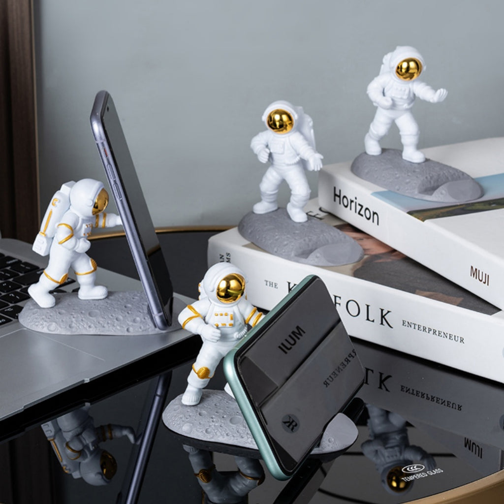 Astronaute Décoration Spaceman Support de téléphone portable Lazy Binge-watching Tool