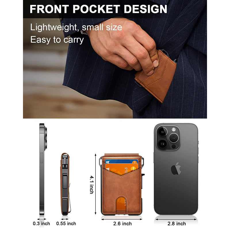 Carbon Fiber Card Holder Bifold Wallet