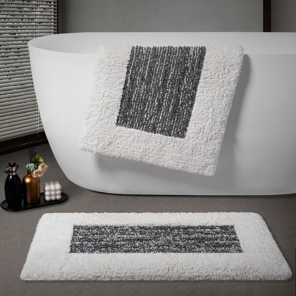 Tapis de porte en coton lavable à la machine pour usage domestique