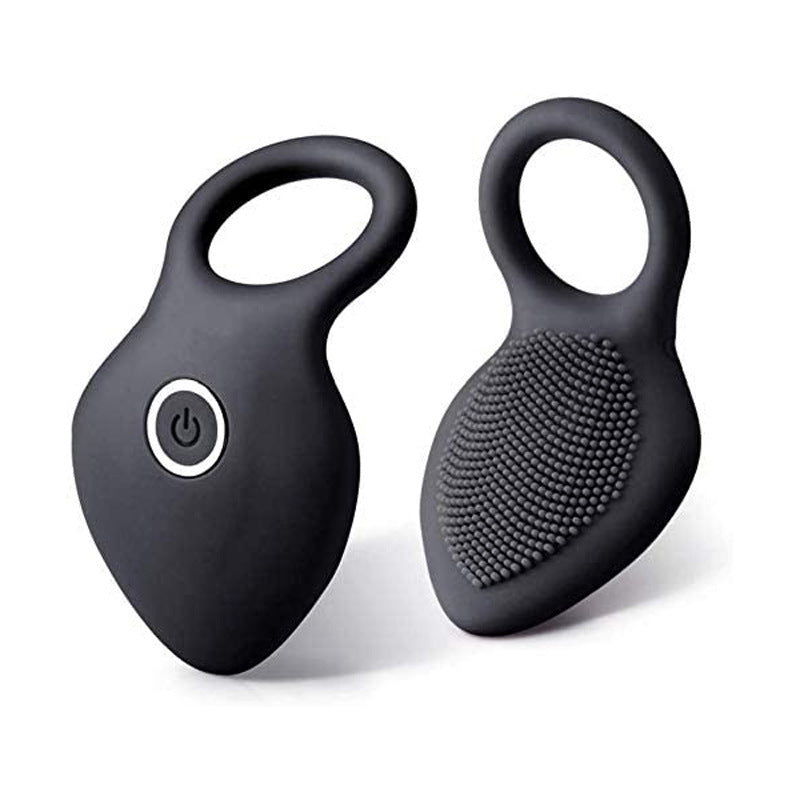 Bague de masseur en silicone avec vibration et design flexible
