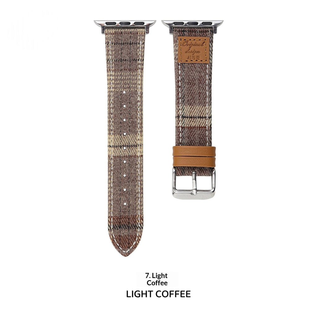 Bracelet créatif automnehiver Woolen Heat-transfer Montres en cuir