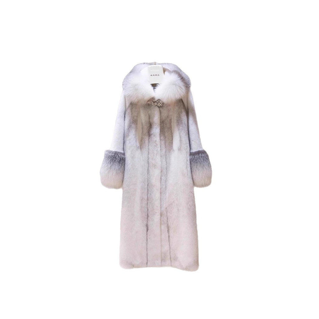 Vêtements de dessus en fausse fourrure d'hiver pour femmes