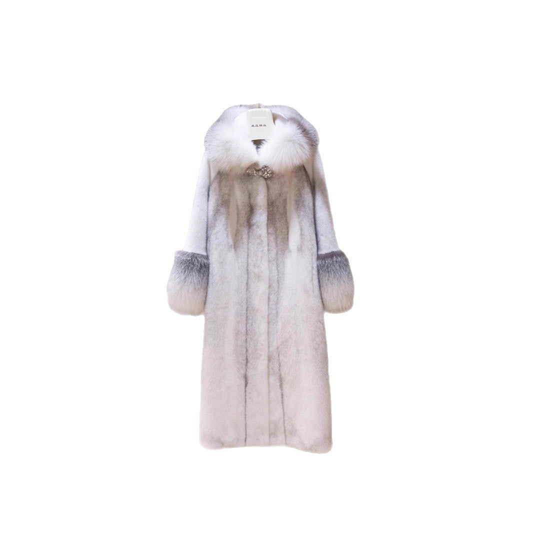 Vêtements de dessus en fausse fourrure d'hiver pour femmes