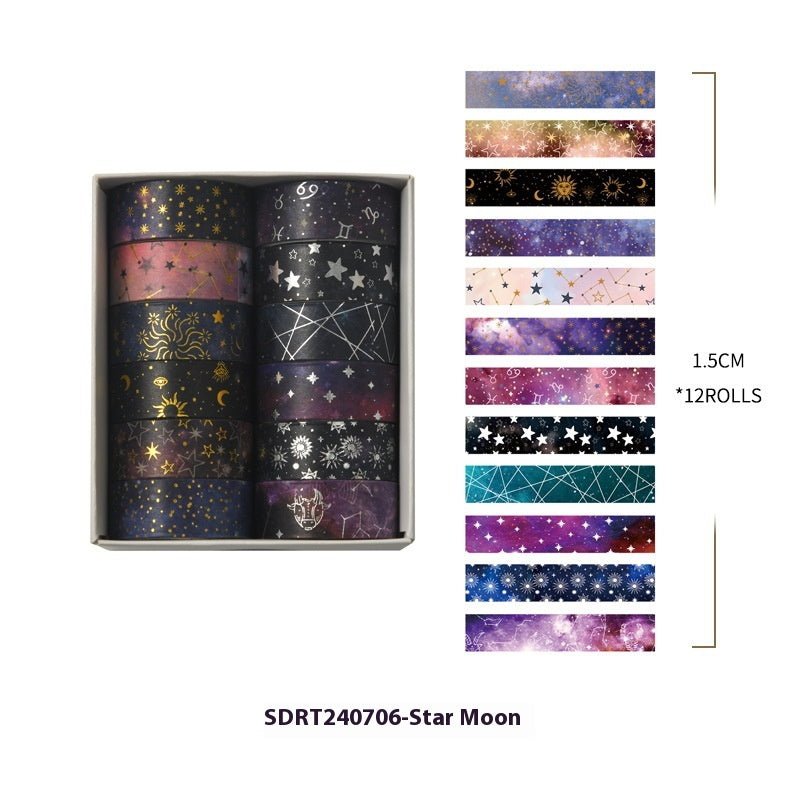 Starry Sky Slice Une étoile mystérieuse Bande d'incendie populaire Diy