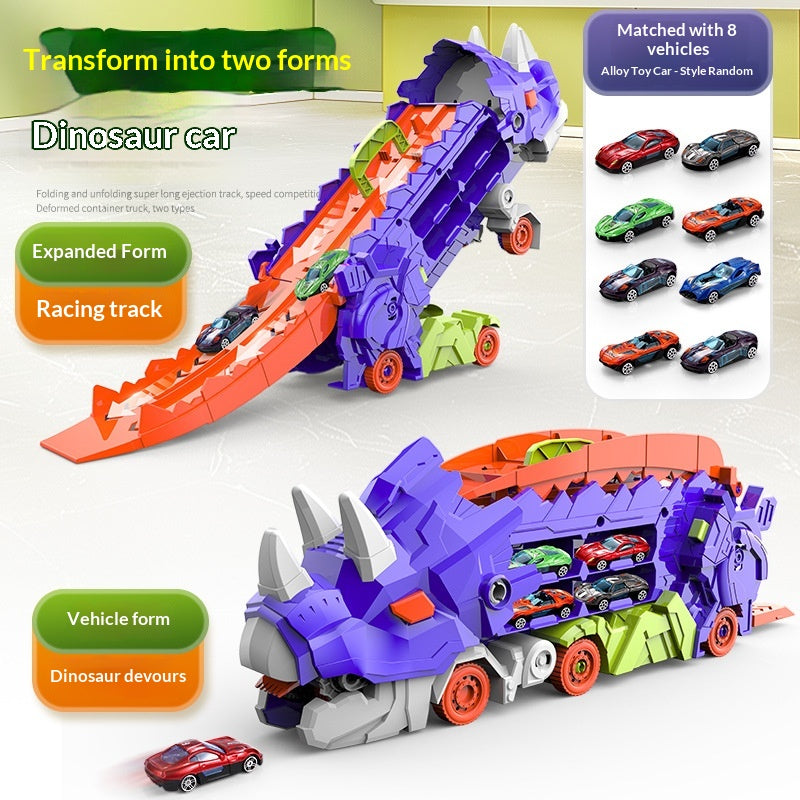 Shifting Shapes Triceratops Folding Toy Set
