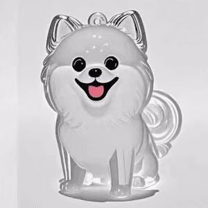 Boîte de stockage transparente de fourrure pour chiots Adorable stockage de boules de fourrure d'animaux
