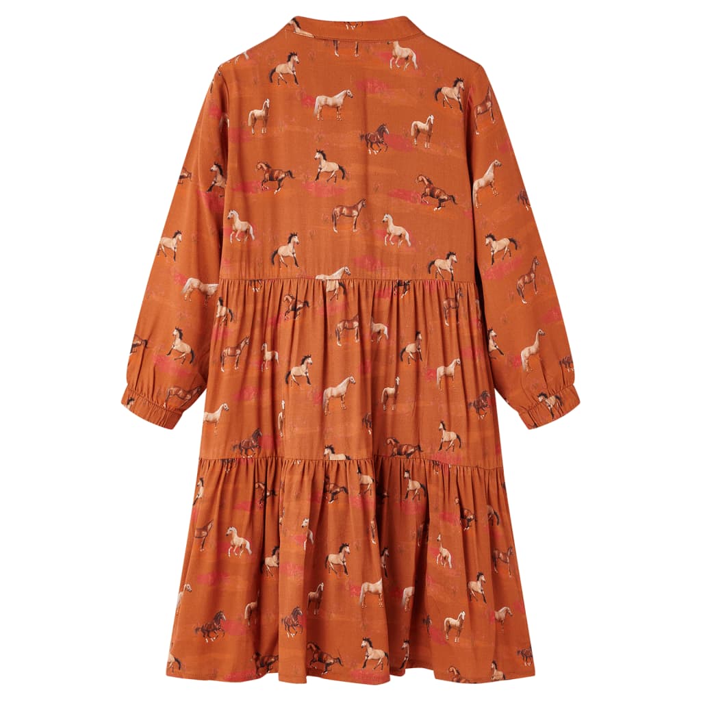 Robe pour enfants cognac taille 116