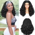 Wig bandeau naturel élégant de petites courbes