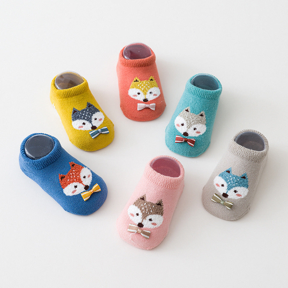 Terry-loop Hosiery chaussette de pied pour enfants Mignon de dessin animé