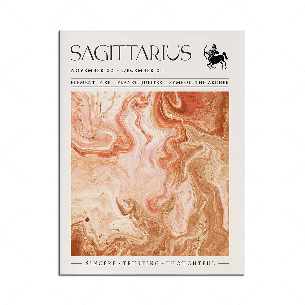 Imprimé Résumé Affiche de décoration murale du salon esthétique