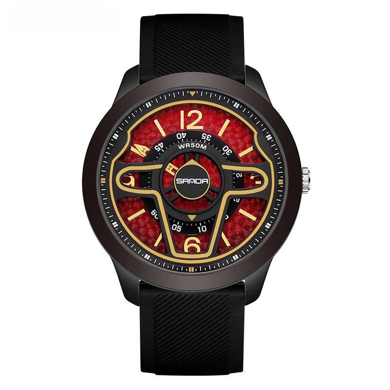 Volant créatif 3D Hollow-Out Montre électronique