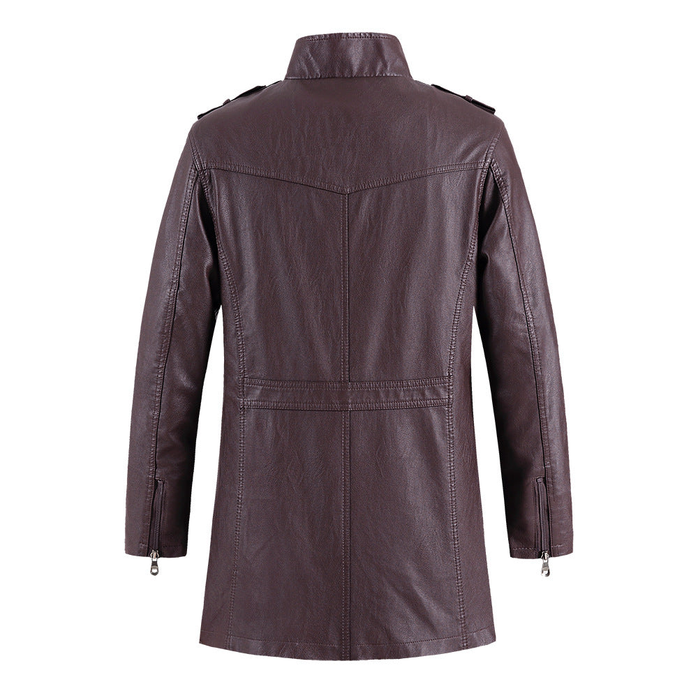 Veste en cuir en cuir en cuir en cuir pour hommes