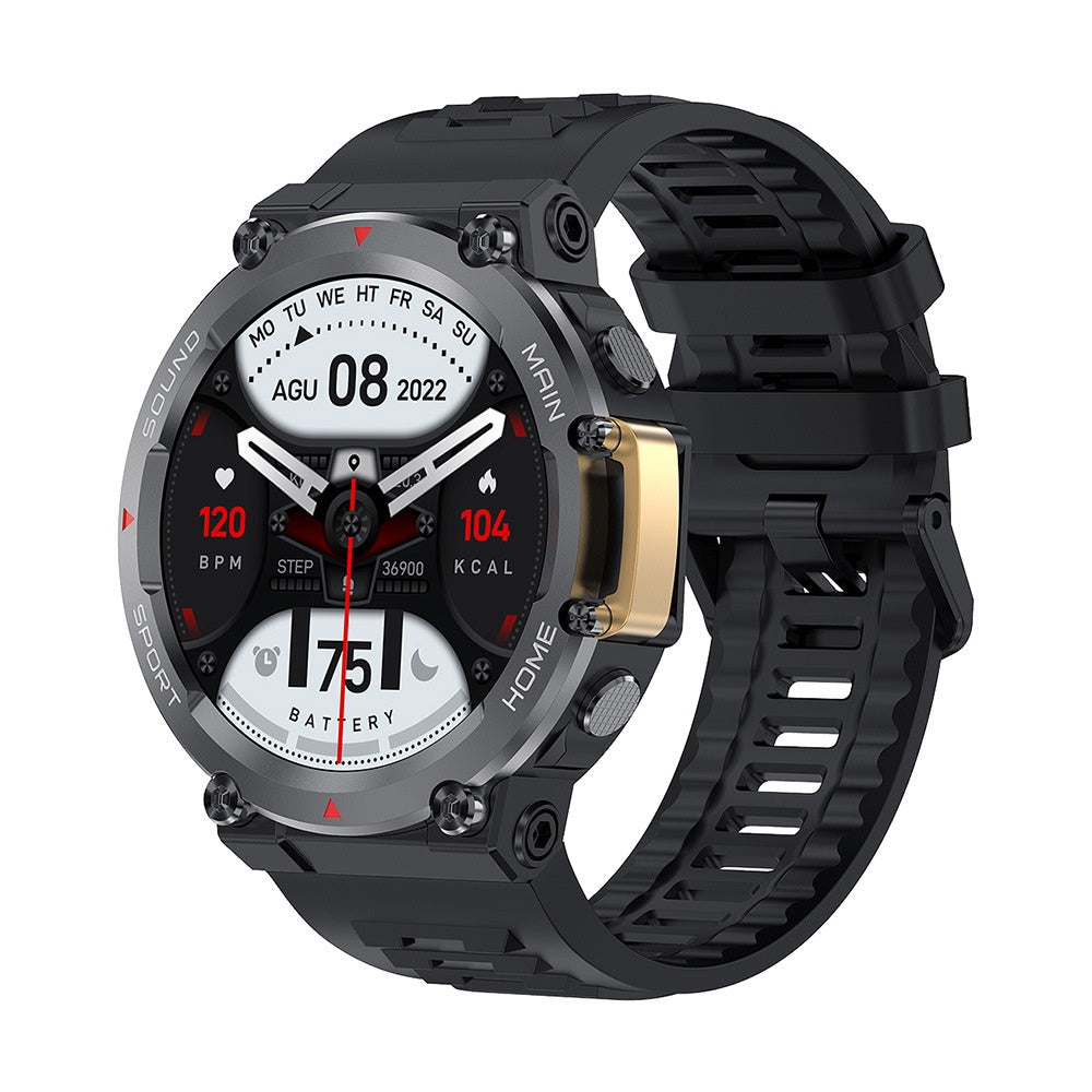 Smart Watch Bluetooth Calling Trois-proof Outdoor Sport Step Computing Waterproof Sommeil Sma